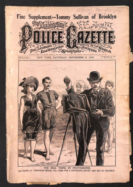 Early 1900's Police Gazette Partials