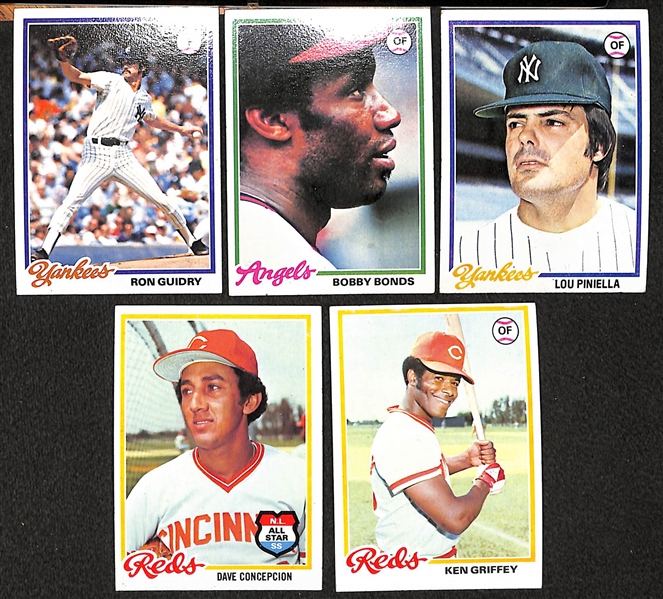 Lot Of 1500 Different 1977-79 Topps Baseball Cards