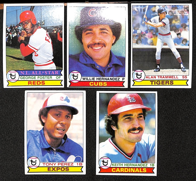 Lot Of 1500 Different 1977-79 Topps Baseball Cards
