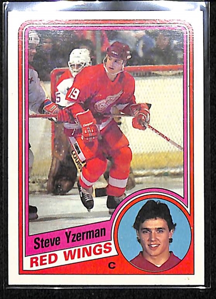 1984-85 Topps Hockey Set w. Steve Yzerman RC