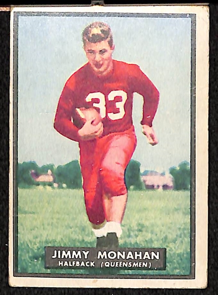 Lot Of 25 1951 Topps Magic Football Cards w. Bill Wade, Monahan, Rechichar