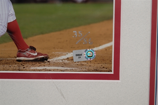 Joe Blanton Signed & Framed Commemorative HR Display - MLB COA