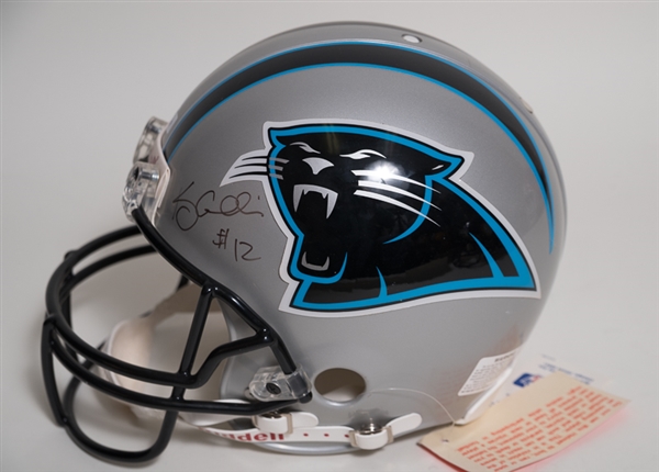 Kerry Collins Signed Panthers Full Size Riddell  Helmet - JSA
