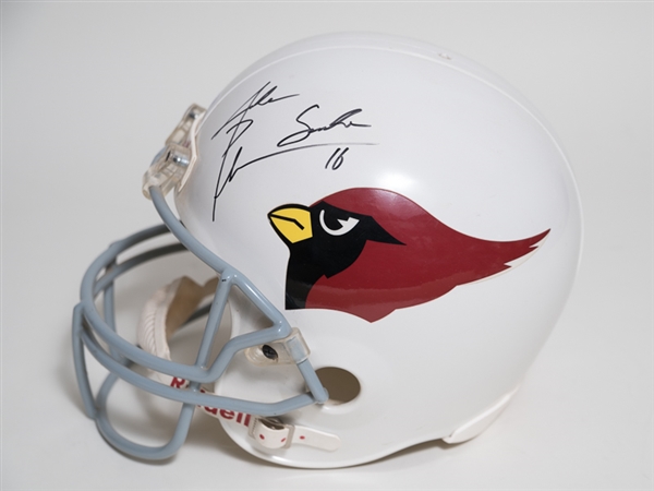 Jake Plummer Signed Cardinal Full Size Riddell Helmet - JSA