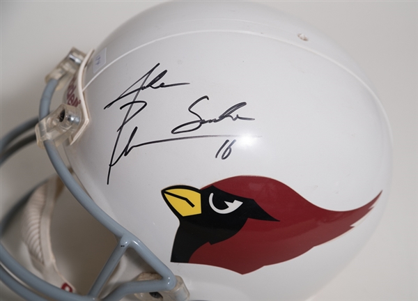 Jake Plummer Signed Cardinal Full Size Riddell Helmet - JSA