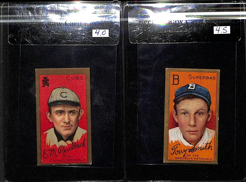 Lot of 2 1911 T205 Cards - Smith & Reulbach - BVG 4.5 & 4.0