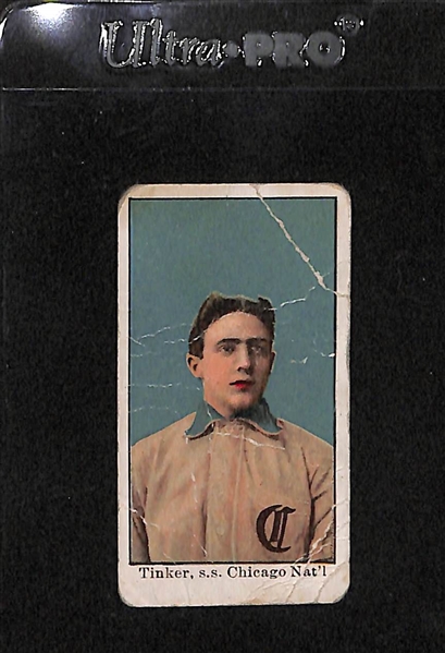 Lot of 2 1909-11 E90 Cards - Tinker & Stone - American Caramel - HOF