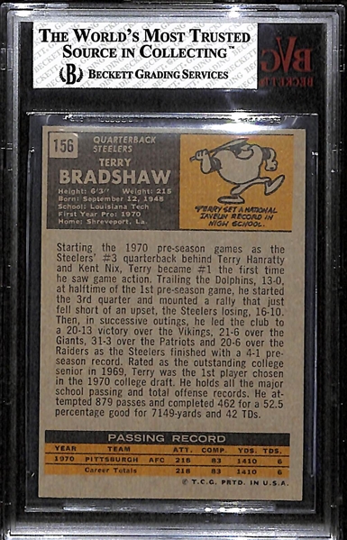 1971 Topps Terry Bradshaw #156 EX+