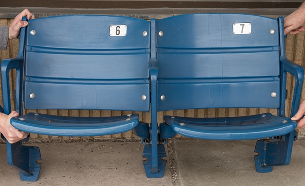Original Philadelphia Veteran Stadium Seats - Set Of Two