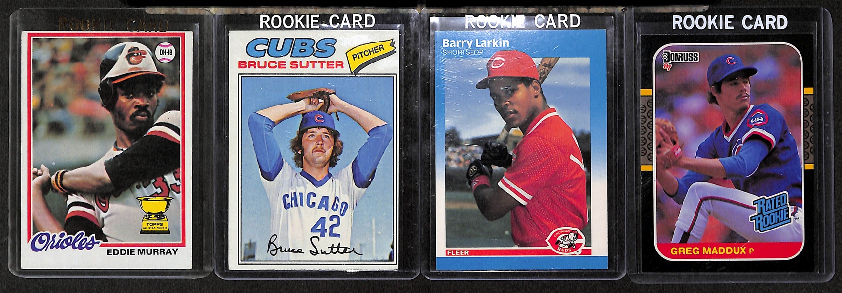 Lot Of 11 Baseball Stars Rookie Cards w. Eddie Murray