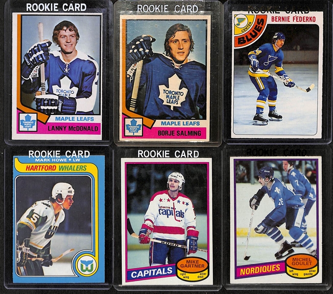 Lot Of 6 Hockey O-Pee-Chee Rookie Cards w. Lanny McDonald