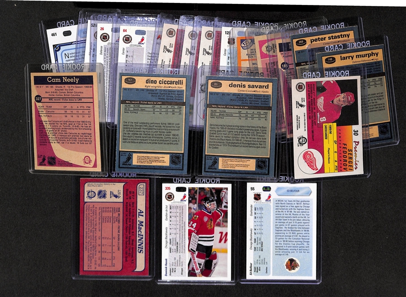 Lot Of 20 Hockey O-Pee-Chee Rookie Cards w. Denis Savard