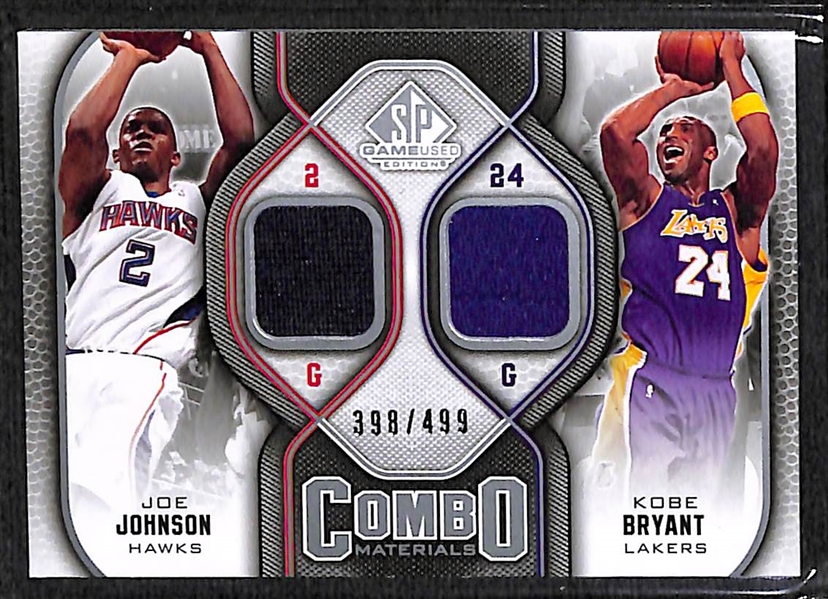 Lot of 55 Basketball Relic Cards w. Kobe Bryant