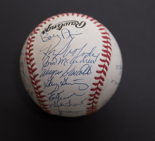 1969 Mets Championship Signed Baseball w. Nolan Ryan - JSA