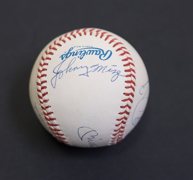50 Home Run Club Signed Baseball w. Mantle & Mays - 6 Total Signatures - JSA