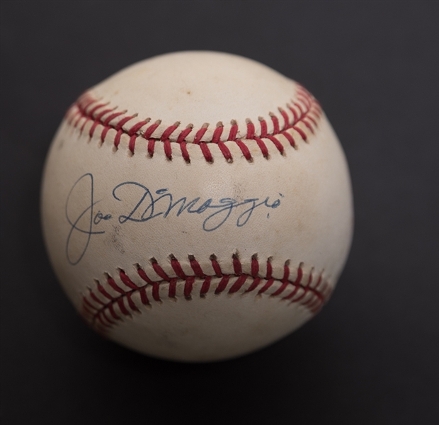 Joe DiMaggio Signed Official A.L. Baseball - JSA