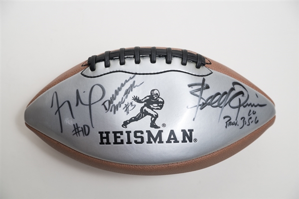 Lot Of 3 Signed Heisman Winners Footballs w. Archie Griffin