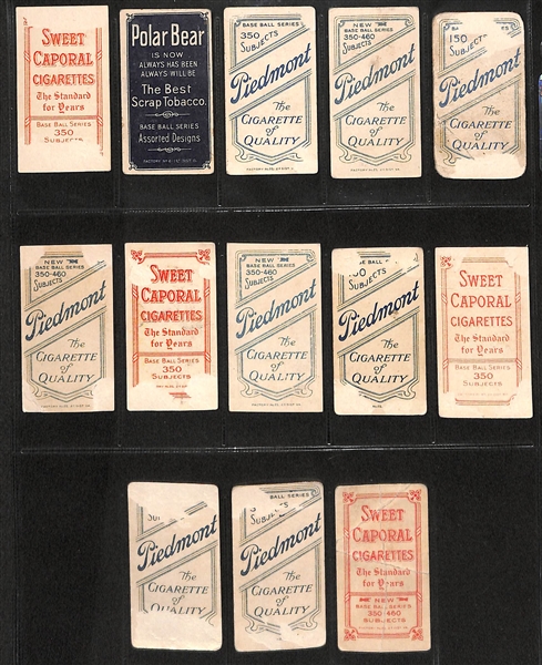 Lot Of 13 1909 T206 New York Giants Cards w. Marquard