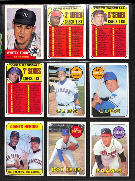 Lot Of 85 1968 & 1969 Topps Star Baseball Cards