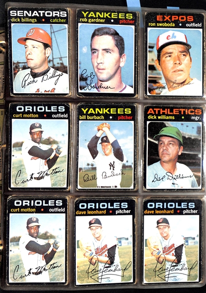 Huge Lot of 1969-1974 Topps Baseball Cards
