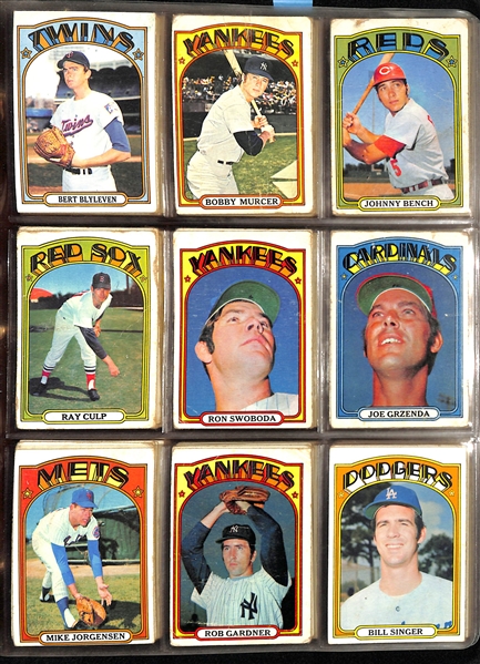 Huge Lot of 1969-1974 Topps Baseball Cards