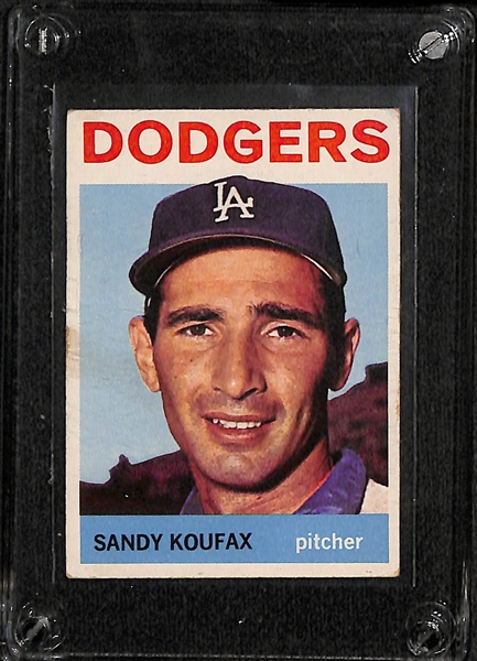 Lot Of 4 Sandy Koufax and Don Drysdale Cards