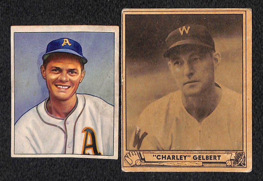 Lot Of 5 Vintage Cards (1940-65) w. 1955 Topps Warren Spahn