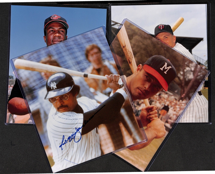 Lot Of 4 500 Home Run Hitters Signed 8 x 10 Photos w. Jackson