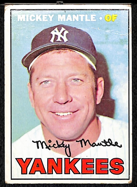 1967 Topps #150 Mickey Mantle Card