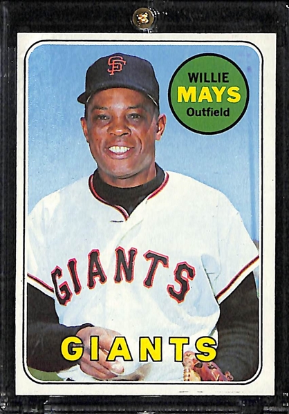 1969 Topps Willie Mays & Roberto Clemente Cards