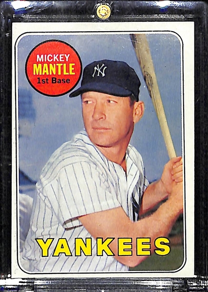 1969 Topps #500 Mickey Mantle Card