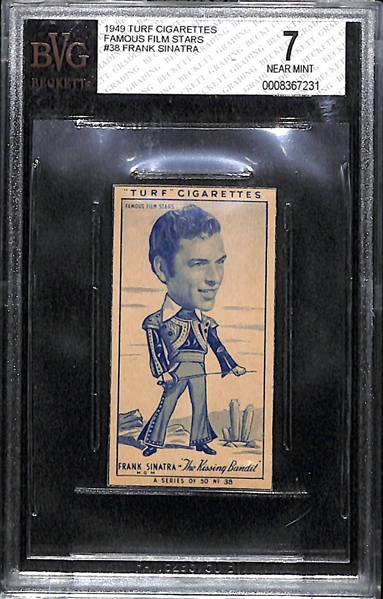 1949 Turf Cigarettes Film Stars Frank Sinatra BVG 7