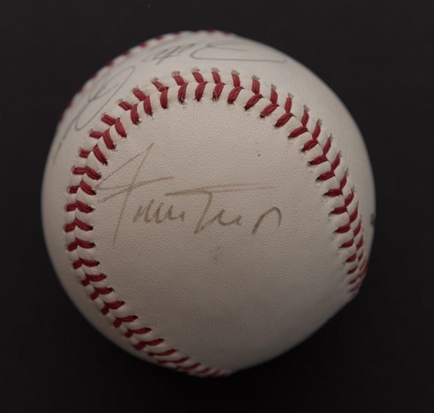 Willie Mays - Pete Rose - Maury Wills Signed Baseball