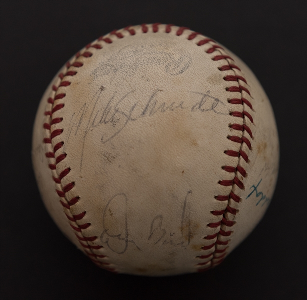 1979 Phillies Partial Team Signed Ball w. Schmidt