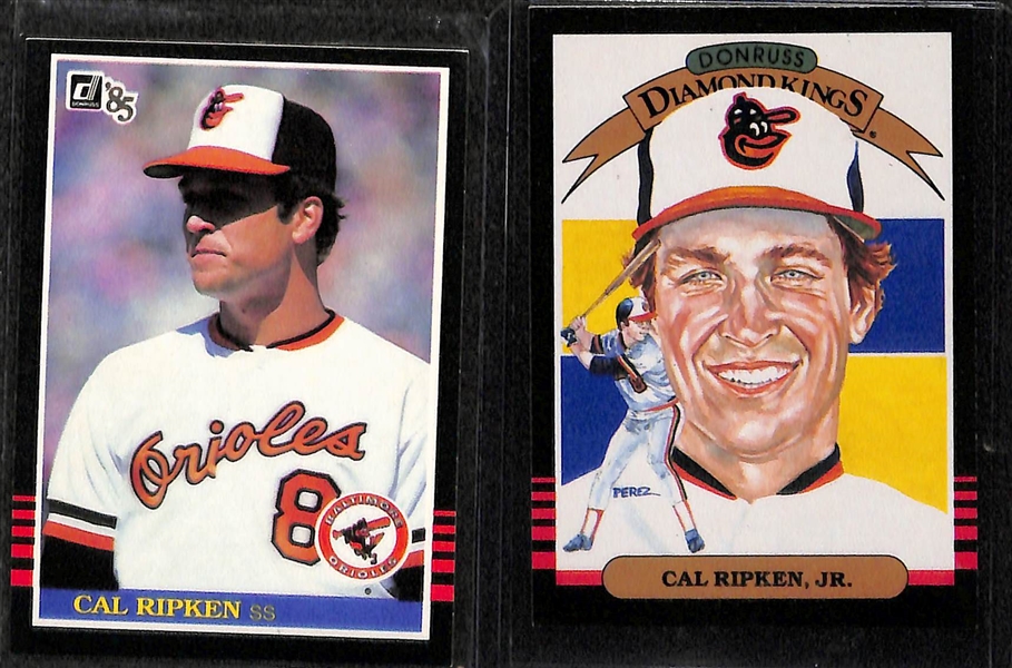 1985 Donruss Complete Baseball Set w. Puckett & Clemens Rookie Cards