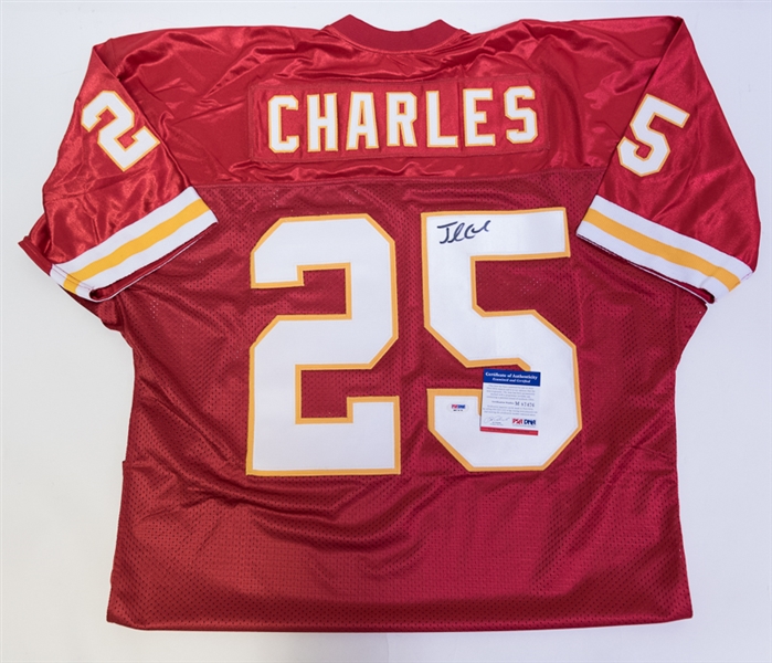 Jamaal Charles Signed Chiefs Jersey - PSA
