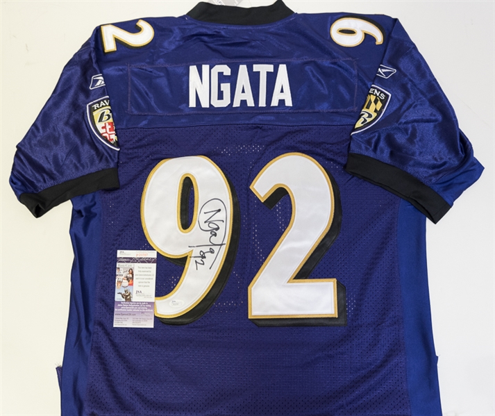 Haloti Ngata Signed Ravens Jersey - JSA