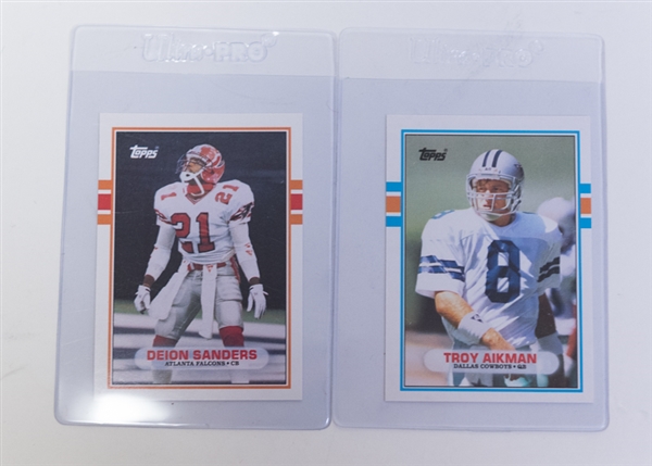 1989 Topps Traded & 2 1990 Topps Football Traded Card Sets