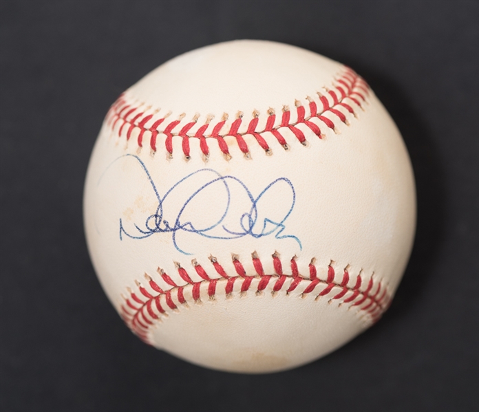 Derek Jeter Signed Rawlings Official American League Baseball  - JSA
