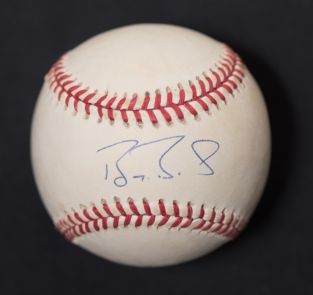 Barry Bonds Signed Rawlings Official National League Baseball -JSA