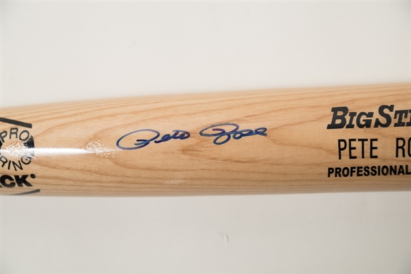 Pete Rose Signed Rawlings Adirondack Baseball Bat - JSA