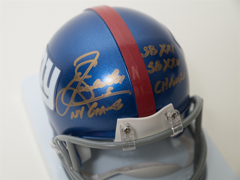 Sean Landeta Signed & Inscribed Giants Mini Helmet - JSA