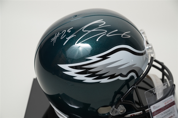 LeSean McCoy Signed Riddell Full Size Helmet - JSA