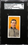 1911 T206 Frank Chance - Yellow Portrait - Piedmont Back - SGC 60 (5) - HOF - Factory 42!