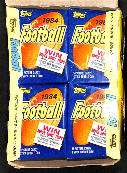 1984 Topps Football Wax Box - Complete 36 Packs