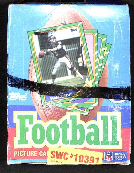 1986 Topps Football Sealed Wax Box 