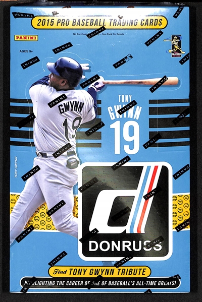 2015 Donruss Baseball Sealed Hobby Box
