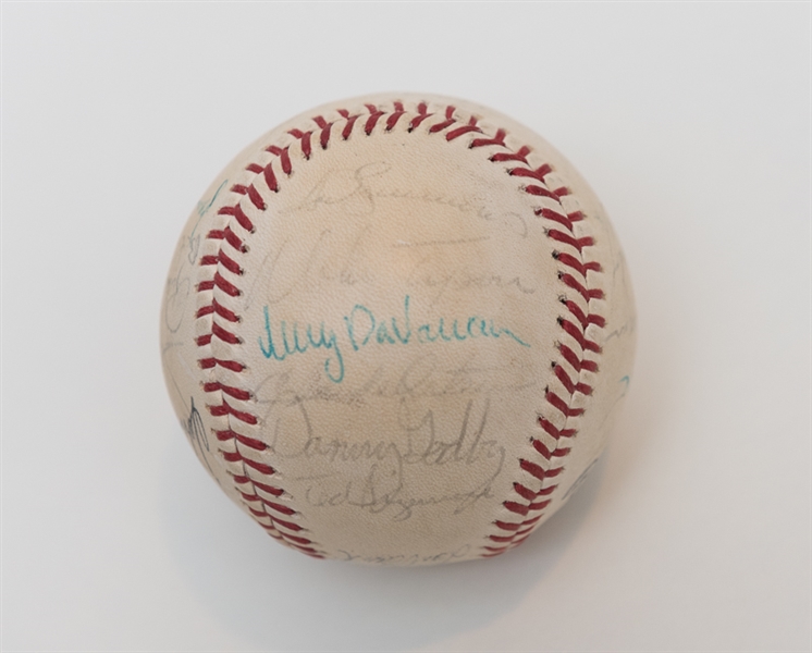 Lot Detail - Early 1970&#39;s St. Louis Cardinals Team Signed Baseball (Lou Brock)