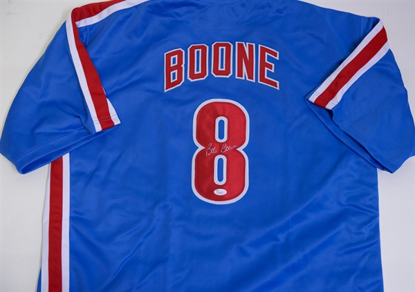 Bob Boone Signed Phillies Jersey - JSA