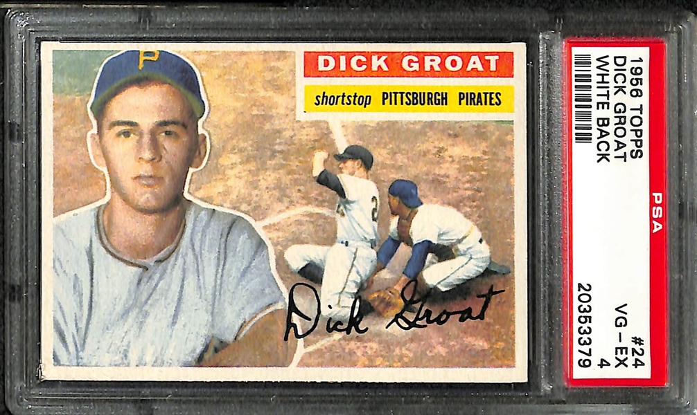 Lot Of 13 1956-59 Topps Graded Cards w. Drysdale